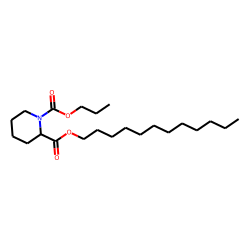 Pipecolic acid, N-propoxycarbonyl-, dodecyl ester