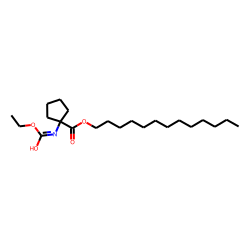 1-Aminocyclopentanecarboxylic acid, N-ethoxycarbonyl-, tridecyl ester