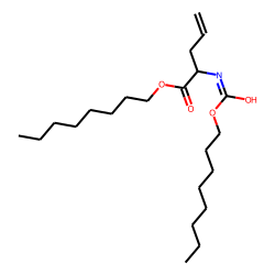 2-Aminopent-4-enoic acid, N-octyloxycarbonyl-, octyl ester
