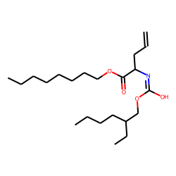 2-Aminopent-4-enoic acid, N-(2-ethylhexyloxycarbonyl)-, octyl ester