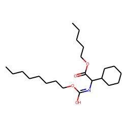 Glycine, 2-cyclohexyl-N-octyloxycarbonyl-, pentyl ester