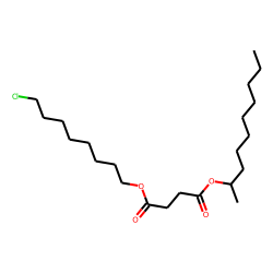 Succinic acid, dec-2-yl 8-chlorooctyl ester