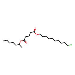 Glutaric acid, hept-2-yl 10-chlorodecyl ester