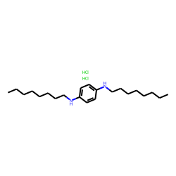 1,4-Benzenediamine, n,n'-dioctyl-, dihydrochloride