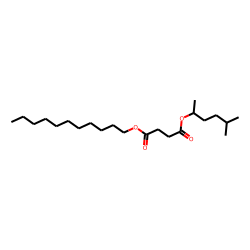 Succinic acid, 5-methylhex-2-yl undecyl ester