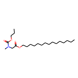 Glycine, N-methyl-n-propoxycarbonyl-, pentadecyl ester