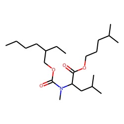 L-Leucine, N-methyl-N-(2-ethylhexyloxycarbonyl)-, isohexyl ester