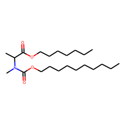 DL-Alanine, N-methyl-N-decyloxycarbonyl-, heptyl ester