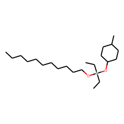 Silane, diethyl(cis-4-methylcyclohexyloxy)undecyloxy-