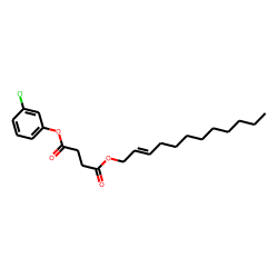 Succinic acid, dodec-2-en-1-yl 3-chlorophenyl ester