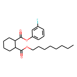 1,2-Cyclohexanedicarboxylic acid, 3-fluorophenyl octyl ester