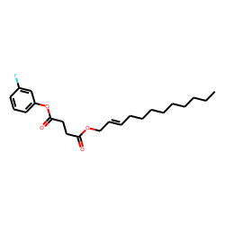 Succinic acid, dodec-2-en-1-yl 3-fluorophenyl ester