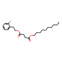 Succinic acid, 2-chlorophenethyl decyl ester