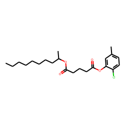 Glutaric acid, dec-2-yl 2-chloro-5-methylphenyl ester