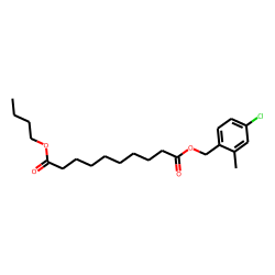 Sebacic acid, butyl 4-chloro-2-methylbenzyl ester
