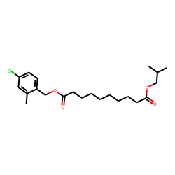 Sebacic acid, 4-chloro-2-methylbenzyl isobutyl ester