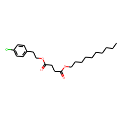 Succinic acid, 4-chlorophenethyl decyl ester