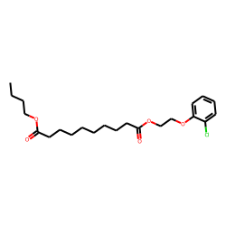 Sebacic acid, butyl 2-(2-chlorophenoxy)ethyl ester