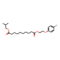 Sebacic acid, 2-(4-bromophenoxy)ethyl isobutyl ester