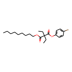 Diethylmalonic acid, 4-bromophenyl nonyl ester