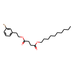 Succinic acid, 3-bromophenethyl decyl ester