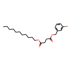 Succinic acid, 3-bromobenzyl undecyl ester