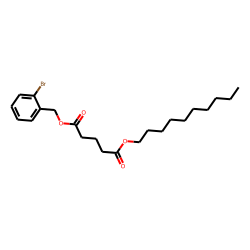 Glutaric acid, 2-bromobenzyl decyl ester