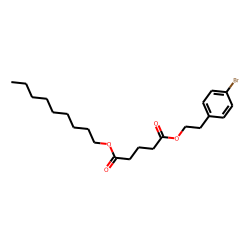 Glutaric acid, 2-(4-bromophenyl)ethyl nonyl ester