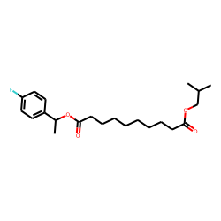 Sebacic acid, 1-(4-fluorophenyl)ethyl isobutyl ester