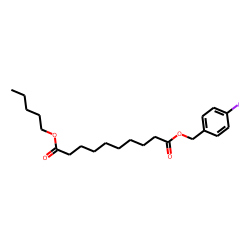 Sebacic acid, 4-iodobenzyl pentyl ester