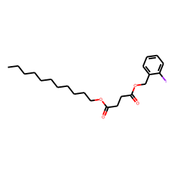 Succinic acid, 2-iodobenzyl undecyl ester