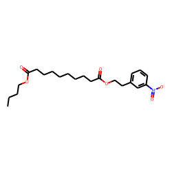 Sebacic acid, butyl 2-(3-nitrophenyl)ethyl ester