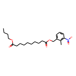 Sebacic acid, butyl 2-methyl-3-nitrobenzyl ester