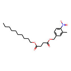 Succinic acid, decyl 3-methyl-4-nitrobenzyl ester