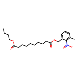Sebacic acid, butyl 3-methyl-2-nitrobenzyl ester