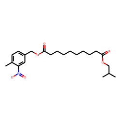 Sebacic acid, isobutyl 4-methyl-3-nitrobenzyl ester