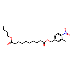 Sebacic acid, butyl 3-methyl-4-nitrobenzyl ester