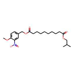 Sebacic acid, isobutyl 4-methoxy-3-nitrobenzyl ester