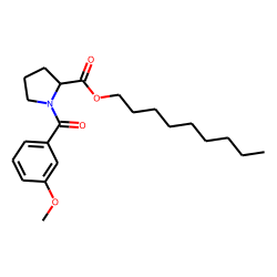 L-Proline, N-(3-methoxybenzoyl)-, nonyl ester