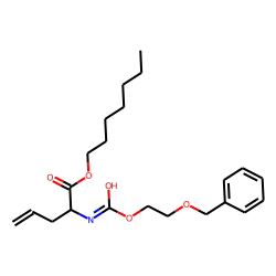 2-Aminopent-4-enoic acid, N-(2-benzyloxyetoxycarbonyl)-, heptyl ester