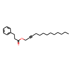3-Phenylpropionic acid, tridec-2-ynyl ester