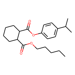1,2-Cyclohexanedicarboxylic acid, 4-isopropylphenyl pentyl ester