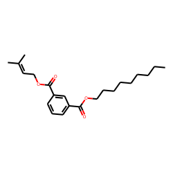 Isophthalic acid, 3-methylbut-2-en-1-yl nonyl ester