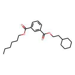 Isophthalic acid, 2-cyclohexylethyl hexyl ester