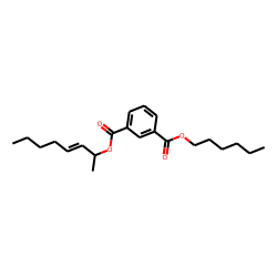 Isophthalic acid, hexyl oct-3-en-2-yl ester