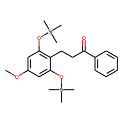 Dihydrochalcone, 2',6'-dihydroxy-4'-methoxy, bis-TMS