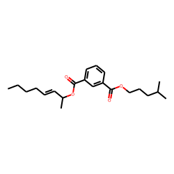 Isophthalic acid, isohexyl oct-3-en-2-yl ester