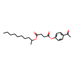 Succinic acid, dec-2-yl 4-acetylphenyl ester