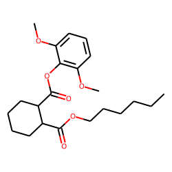 1,2-Cyclohexanedicarboxylic acid, 2,6-dimethoxyphenyl hexyl ester