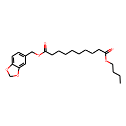 Sebacic acid, (1,3-benzodioxol-5-yl)methyl butyl ester